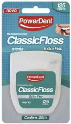 [Prime] Fio Dental Classic Floss Extra Fino 125 M, Menta R$ 5