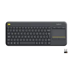 [Prime] Teclado sem fio Logitech K400 Plus TV com Touchpad Integrado | R$160