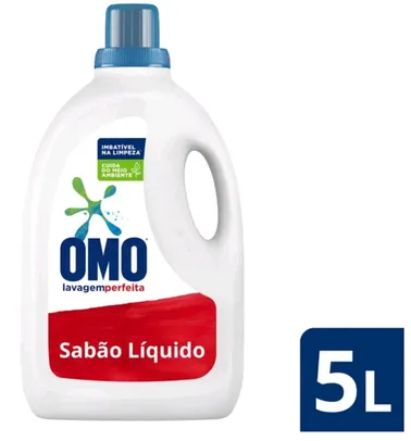 (Cliente Ouro) Sabão Líquido Omo Lavagem Perfeita 5L