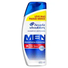 【Gratis com Cashback P&G】Head & shoulders Shampoo H&S Men Old Spice 650 Ml