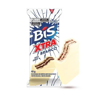 [Leve 5/Cada R$1,59] Bis Xtra Branco 45g Lacta