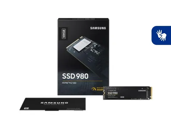  Memória Samsung SSD 500GB NVMe 980 M.2 V-NAND