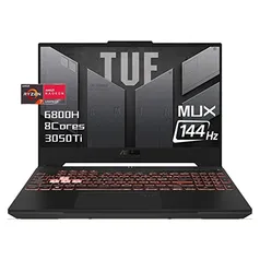 [INTERNACIONAL] Notebook Gamer ASUS 2022 – TUF Ryzen 7-6800H RTX 3050 Ti 15'6 144Hz 16Gb Ram Win 11