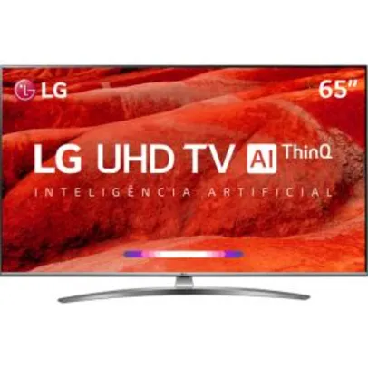 [R$3.023 AME] Smart TV LED LG 65'' 65UM7650 UHD 4K + Controle Smart Magic | R$3.779