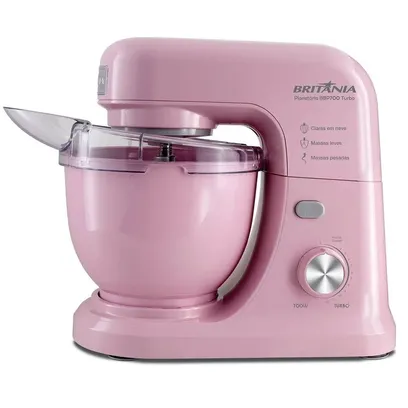 Foto do produto Batedeira Planetária BBP700RS Rosa Turbo 4L 700W 127V