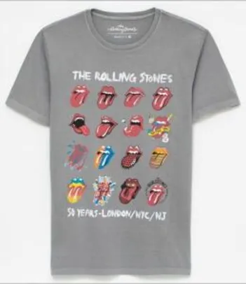 Camiseta com Estampa The Rolling Stones - Tamanho M -