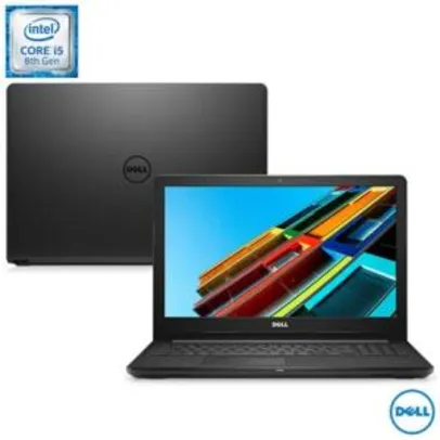 Notebook Dell, Intel® Core™ i5-8250U, 8GB, 2TB, Tela de 15,6'', AMD Radeon™ 520, Cinza, Inspiron 15 3000 - i15-3576-A63C R$2994