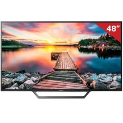 Smart TV LED 48" 48W655D Sony, Full HD HDMI USB com X-Reality Pro e Wi-Fi Integrado | R$1.619