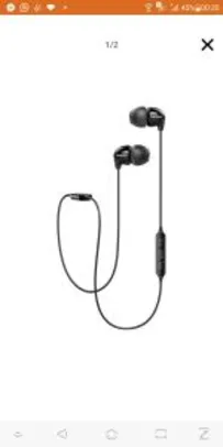 Fone de Ouvido Philips 10 Bluetooth Upbeat In Ear com Microfone - R$79