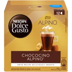 12 CAPSULAS DOLCE GUSTO CHOCOCINO ALPINO