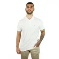 [R$80 OFF] Camisa Polo Calvin Klein Mini Logo Branca