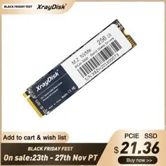 Xraydisk m.2 ssd m2 256gb pcie nvme R$181