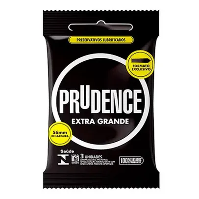 Preservativo Prudence Extra Grande 3 Unidades