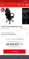 Cadeira Gamer Elite - Dazz | R$549