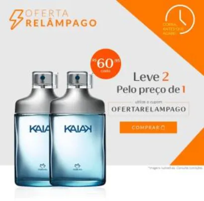 Perfume Kaiak Masculino - Leve 2 pelo Preço de 1 Usando o Cupom - R$61 cada