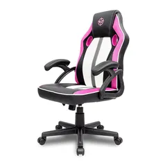 Cadeira Gamer TGT Fury, Preto e Rosa,  TGT-FUR-PINK