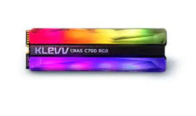 SSD KLEVV CRAS C700, 960GB, M.2 NVMe, RGB, Leitura 1500MB/s e Escrita 1300MB/s | R$570