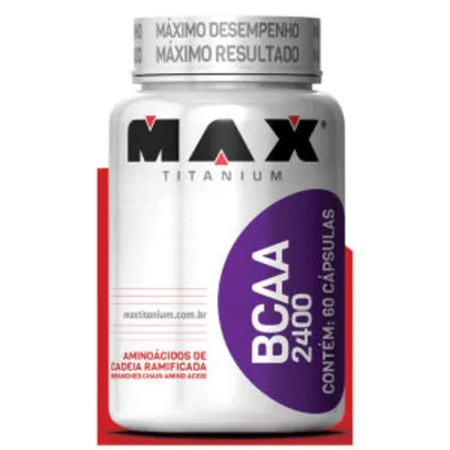 BCAA 2400 60 Cáps - Max Titanium por R$18