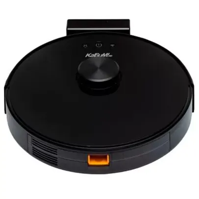 Robô Aspirador de Pó KaBuM! Smart 700, Preto, Mapeamento IR 360º, Controle via Aplicativo, Google Assistant e Alexa - KBSF006