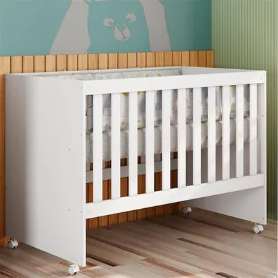 Berço Mini Cama Carolina Baby Gabi com Rodízios 80,8 x 133 x 74,7cm