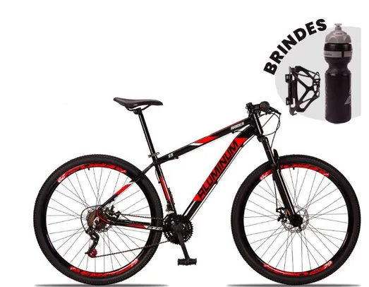 Bicicleta 29 Aluminum Raider 21 Marchas Freio a Disco com Suspensão