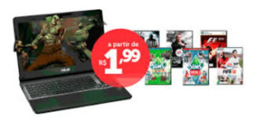 Diversos Jogos Para PC apartir de  1,99