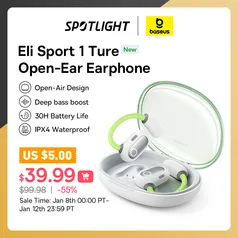 Baseus Eli Esporte Fones De Ouvido Bluetooth 5.3
