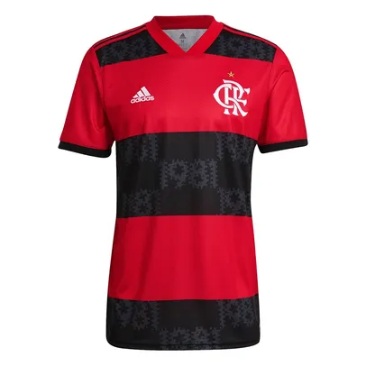Camisa Flamengo I 21/22 s/n° Torcedor Adidas Masculina