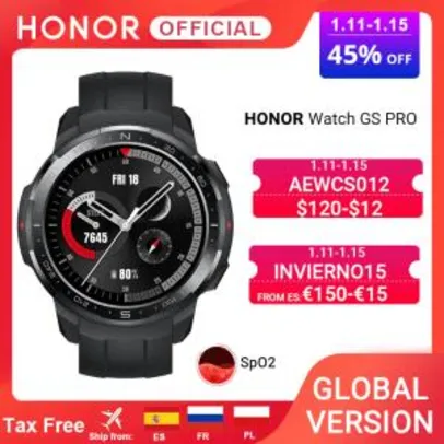 Smartwatch Honor GS Pro Global | R$986