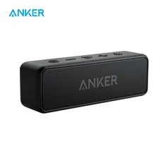 Caixa de som Anker Soundcore 2 Bluetooth - Resistente a água, graves reforçados e 24h de bateria