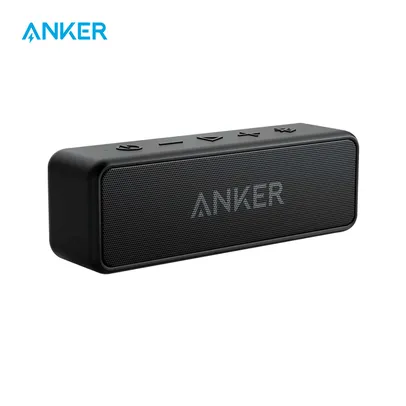 Caixa de som Anker Soundcore 2 Bluetooth - Resistente a água, graves reforçados e 24h de bateria