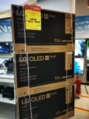 [Loja Fisica] Smart TV 4K LG OLED AI 55" com Inteligência Artificial, Cinema HDR | R$ 5799