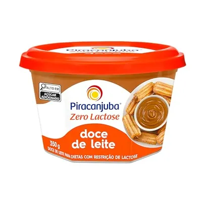 (R$9,10 REC/+por-) Piracanjuba Doce Leite Zero Lactose 350G