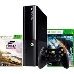 [Americanas]Console Xbox 360 500GB + 2 Jogos + Controle Sem Fio + 3 Meses Garantia