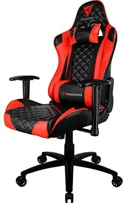 [PRIME] Cadeira Gamer Profissional TGC12 Preta/Vermelha THUNDERX3 | R$1370