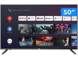 Smart TV 4K DLED 50” JVC LT-50MB508 Android - Wi-Fi Bluetooth R$ 1899