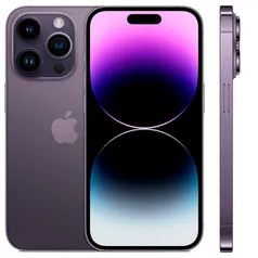 Iphone 14 Pro Max Apple 256GB Roxo Profundo, Tela 6.7, Câmera Dupla 12MP + Selfie 12MP - MQ9X3BE/A