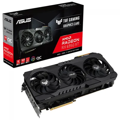 Placa de Vídeo Asus TUF GAMING Radeon RX 6950 XT OC, 16GB, GDDR6, FSR, Ray Tracing, 90YV0HY0-M0NM00