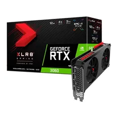 Placa de Vídeo PNY GeForce RTX 3060 XLR8 Gaming REVEL EPIC-X RGB 12GB GDDR6 192Bits - VCG306012DFXPP