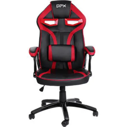 Cadeira Gamer Preta/Vermelha Reclinável e Giratória GT7 - DPX | R$550