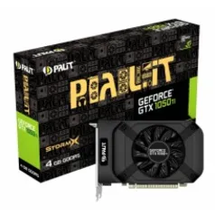 Placa de Vídeo Palit NVIDIA GeForce GTX 1050 Ti StormX, 4GB, GDDR5, 128bit, NE5105T018G1-1070F