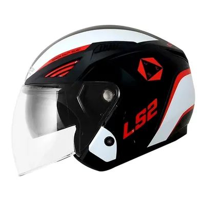 Capacete Ls2 Bishop Rising Vermelho TAM 56