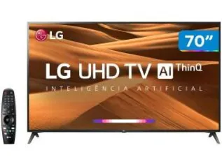 Smart TV LED 70" LG UM7370 Ultra HD 4K, HDR Ativo, DTS Virtual X,