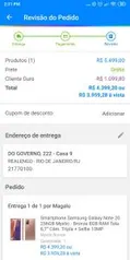 Cliente ouro + app: R$3960 | Smartphone Samsung Galaxy Note 20 256GB