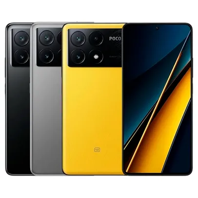 Celular Xiaomi PocoPhone Poco X6 PRO 5G 512GB ROM/ 12GB RAM Versão Global 5G , ROM Global , Câmera 64MP , Carregador 67W