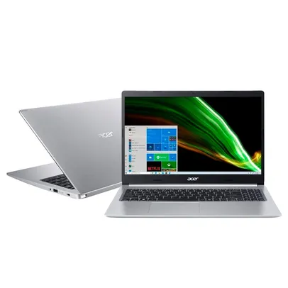 Notebook Acer 15,6" A515-54-511Q I5-1035G1 8GB 256GB W10H | R$3.458