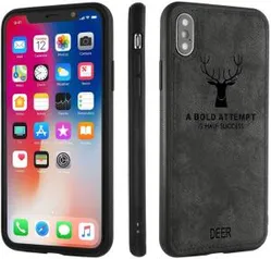 Capinha iPhone X de Couro R$27