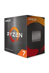 PROCESSADOR AMD RYZEN 7 5700X 3.4GHz (TURBO 4.6GHz) 32MB CACHE AM4 100-100000926WOF, Cerâmica cinza