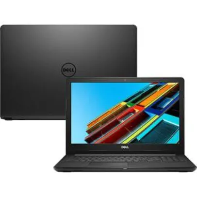 [APP] Notebook Dell Inspiron i15-3567-A30P Intel Core 7ª i5 4GB 1TB Tela LED 15.6" Windows 10 - Preto | R$1.992