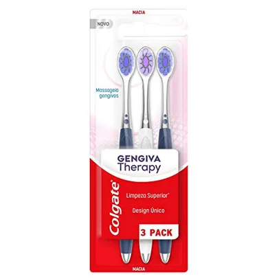 Escova de Dente Colgate Gengiva Therapy 3 unid